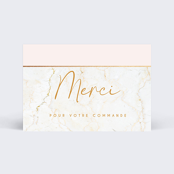 Remerciements Professionnels Marbre