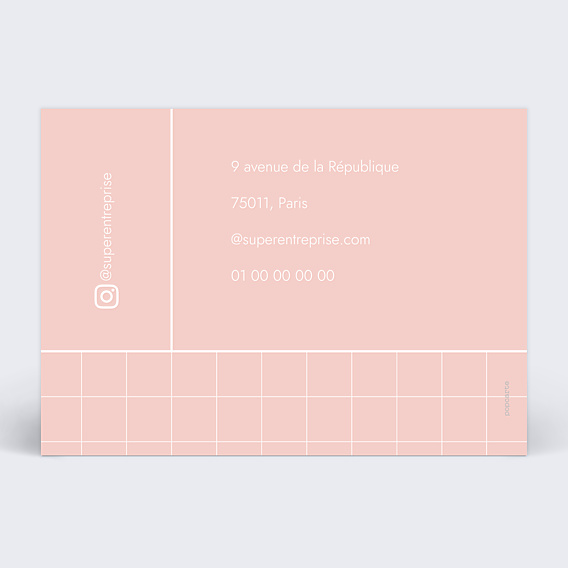 Carte postale publicitaire Graphique