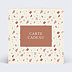 Support publicitaire Carte cadeau terrazzo Recto