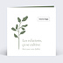 Support publicitaire Carte remerciement client avec graines Recto