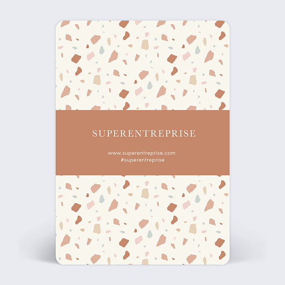 Affiche entreprise Terrazzo Recto