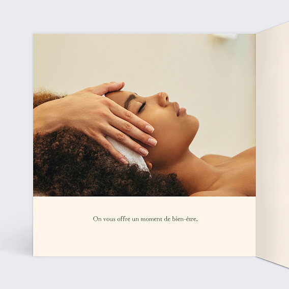 Carte cadeau Bien être Intérieur Gauche