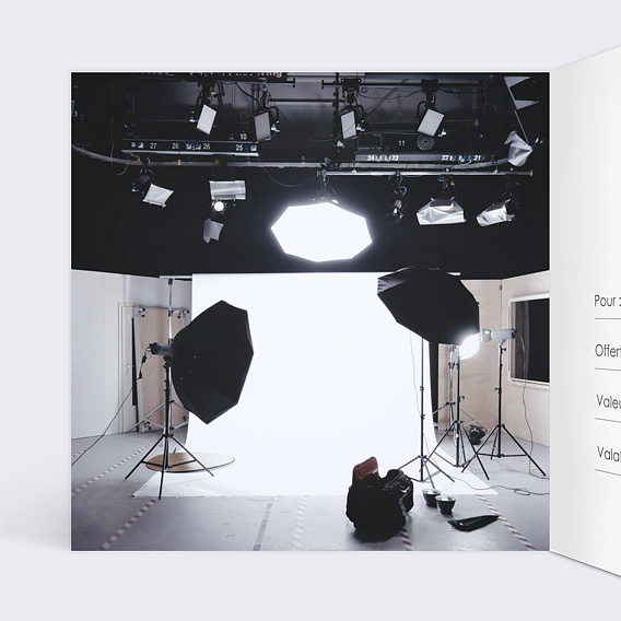 Carte cadeau Graphique Intérieur Gauche