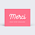 Remerciements Professionnels Merci Commande Rose