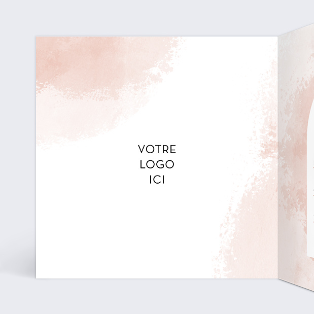 Support de Communication Carte Cadeau Centre Esthétique Intérieur Gauche