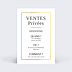 Support publicitaire Ventes Privées Filet d'Or