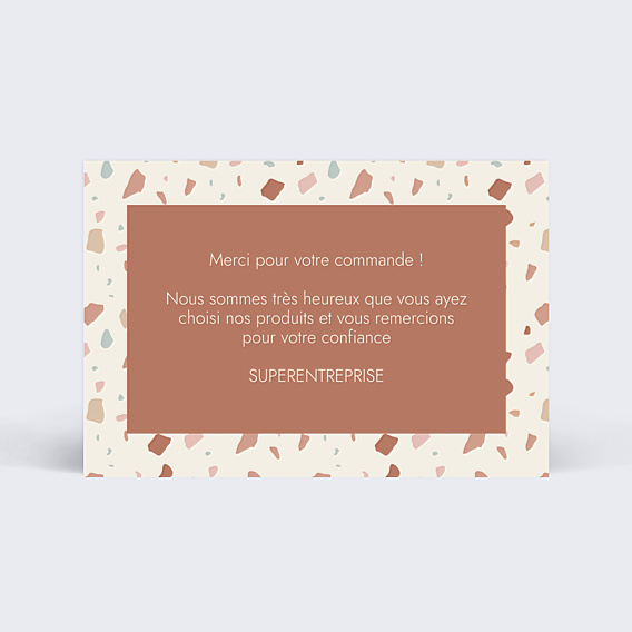 Remerciements Professionnels Terrazzo