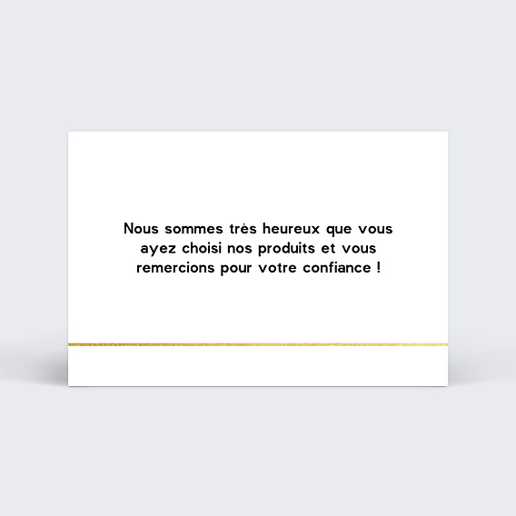 Remerciements Professionnels Minimaliste