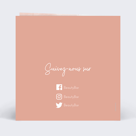 Carte cadeau Carte Cadeau Centre Esthétique Verso