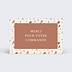 Support publicitaire Carte remerciement terrazzo Recto
