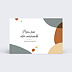 Support publicitaire Carte Remerciements Graphique Recto
