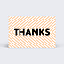 Support publicitaire Remerciement Commande Recto