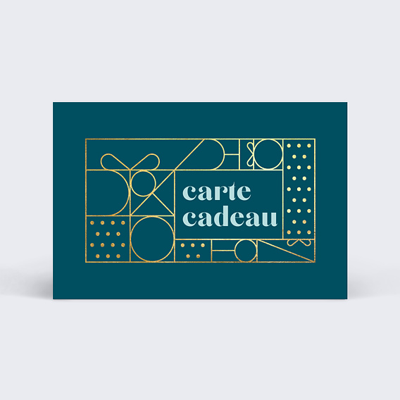 Carte cadeau Carte Cadeau à Personnaliser Recto