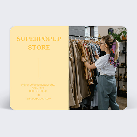 Carte postale publicitaire Branding