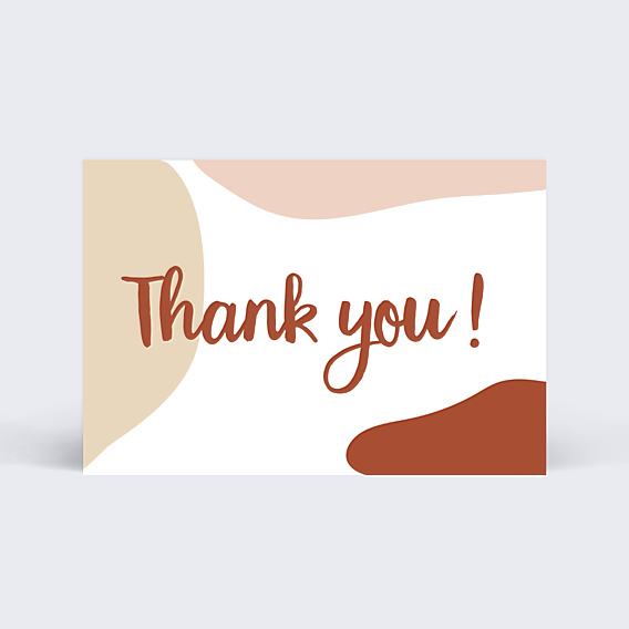 Remerciements Professionnels Merci Commande Bohème