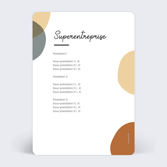 Affiche entreprise Prix Graphiste