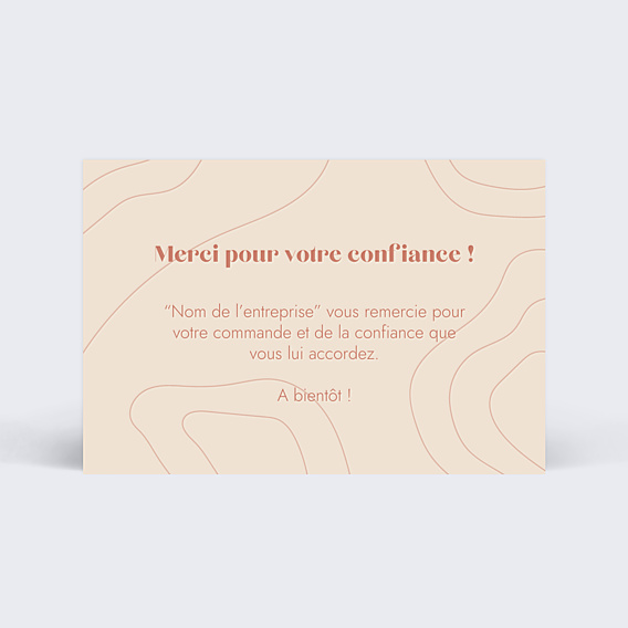 Remerciements Professionnels Forme