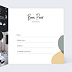 Support publicitaire Carte cadeau Graphique Intérieur Droit