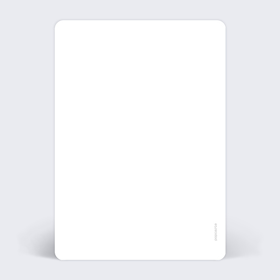 Affiche entreprise Support QR code Verso