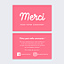 Remerciements Professionnels Merci Commande Rose