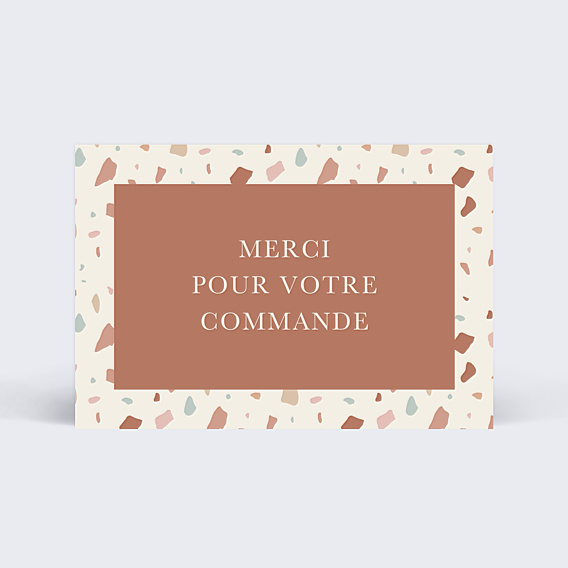 Remerciements Professionnels Terrazzo
