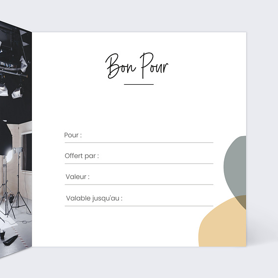 Carte cadeau Graphique Intérieur Droit