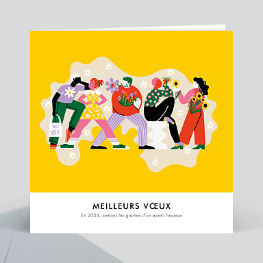 Voeux solidaires Graine - Mdecins Du Monde x Perrine Honor