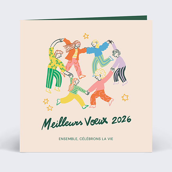 Carte de vœux solidaire Communauté