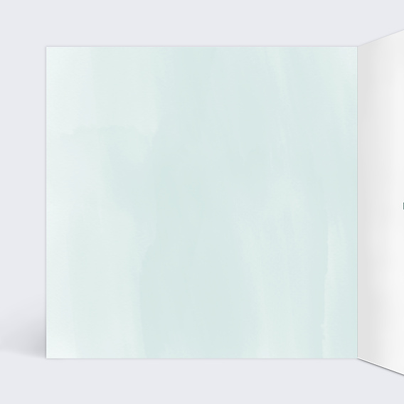 Carte de vœux solidaire Notre Planète Intérieur Gauche