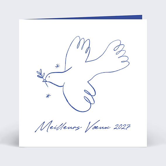 Voeux solidaires Colombe