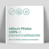 Mini Album Photo 100% Personnalisable