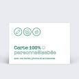 Modèle 100% Personnalisable Paysage Simple
