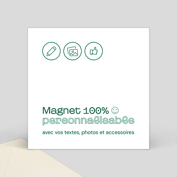 Cartes 100% personnalisables Magnet 100% Personnalisable