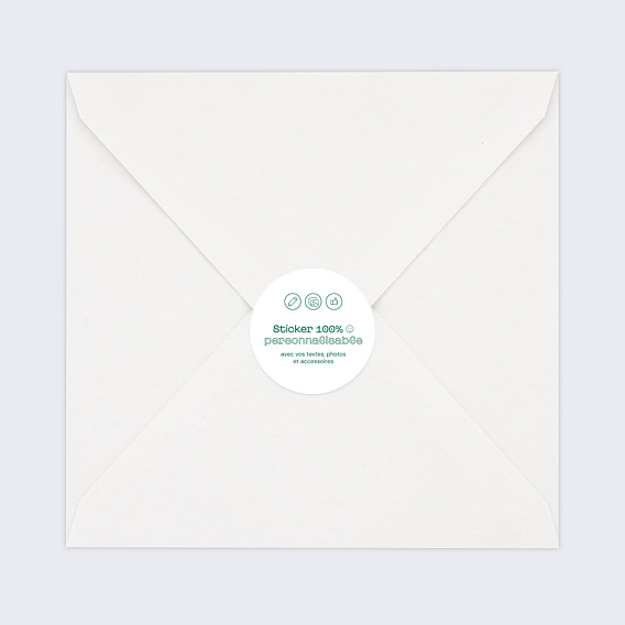 100% Personnalisable Sticker
